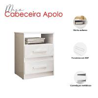 Mesa De Cabeceira Infantil Ambiente Apolo Branco Flex - Moval - 6