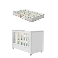 Berço Americano Tutto New Branco Com Colchão Gazin – Matic - 1