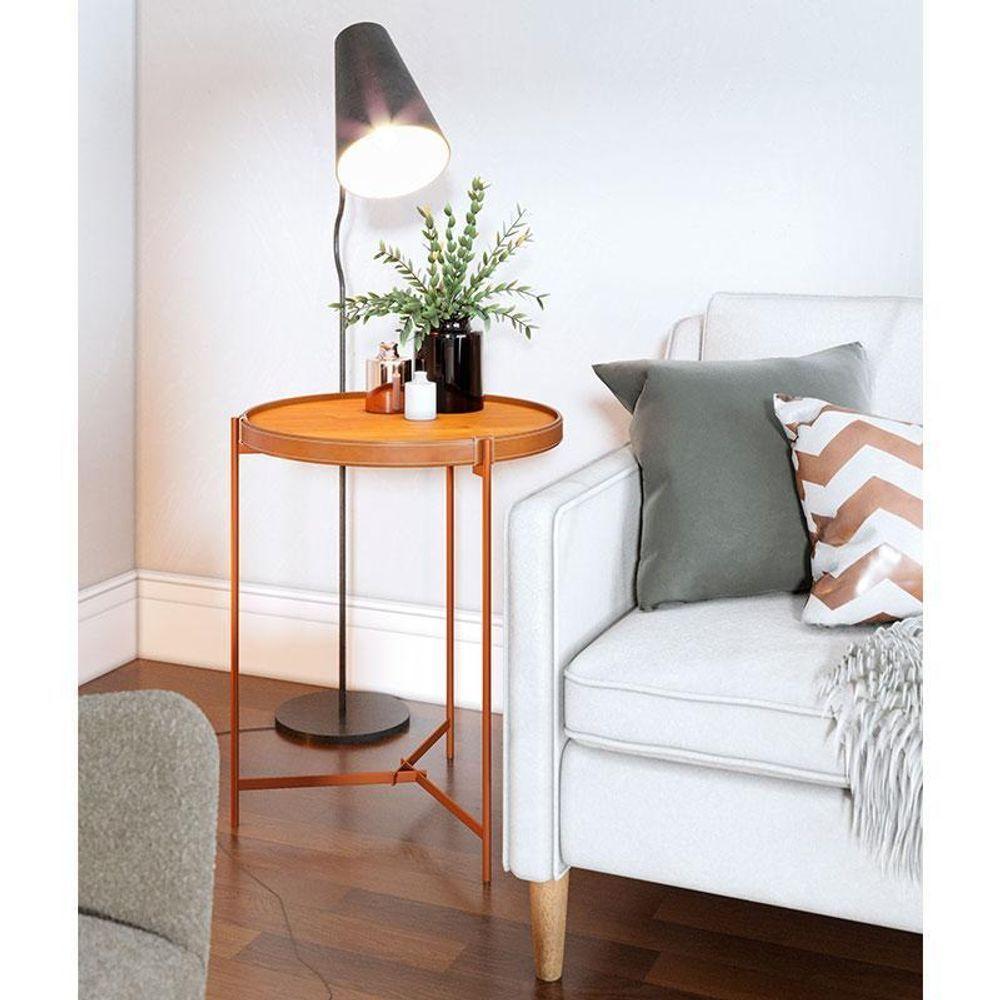 Mesa Lateral Ambiente Aqua Grande Nature Cobre - Imcal - 1