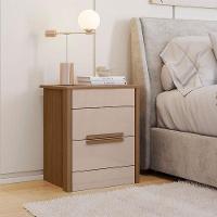 Mesa De Cabeceira Ambiente Dhara Carvalho Fendi - Moval - 1