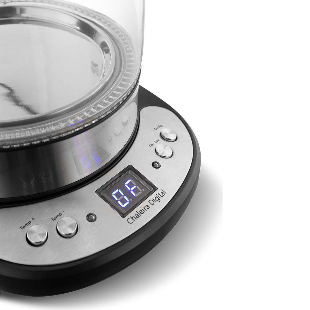 Chaleira Elétrica Philco PCHD 1,7L Digital Glass 110V - 4