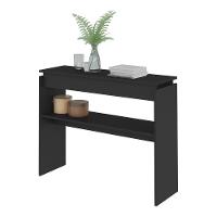 Aparador 100Cm Com Prateleira Multimóveis Cr50028 Preto Preto - 6