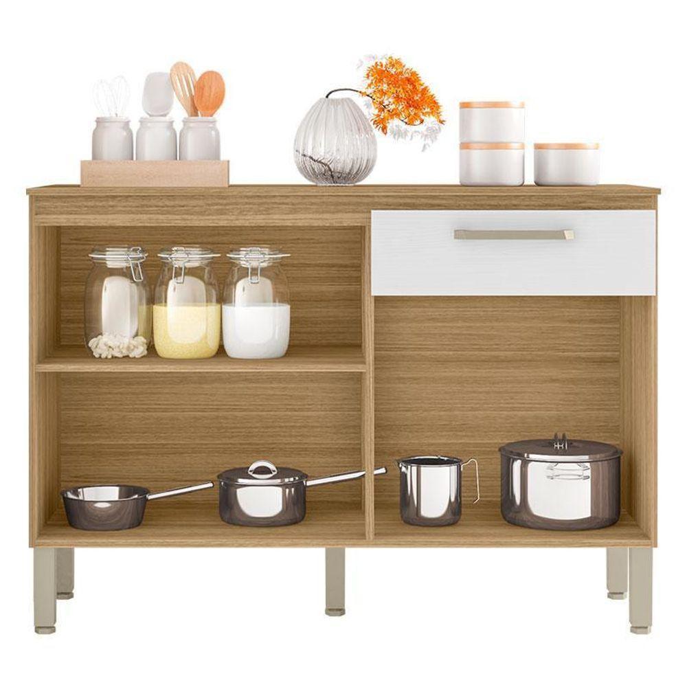 Balcão De Cozinha Ambiente Versalhes Freijó Supremo - Kits Paraná - 3