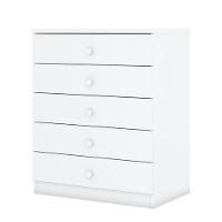 Berço Nacional Bala De Menta E Cômoda Infantil Pique-esconde Branco Com Colchão Gazin – Henn - 2