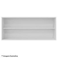 Balcão De Pia Gabriela 120cm E Armário Aéreo Andréia Amêndoa Branco - Ajl - 5