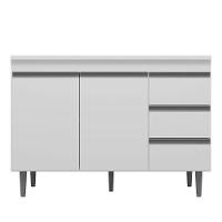 Balcão De Pia Andréia 120 Cm Branco – Ajl - 1