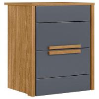 Mesa De Cabeceira Ambiente Dhara Freijó Cinza - Moval - 4