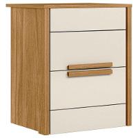 Mesa De Cabeceira Ambiente Dhara Freijó Off White - Moval - 4