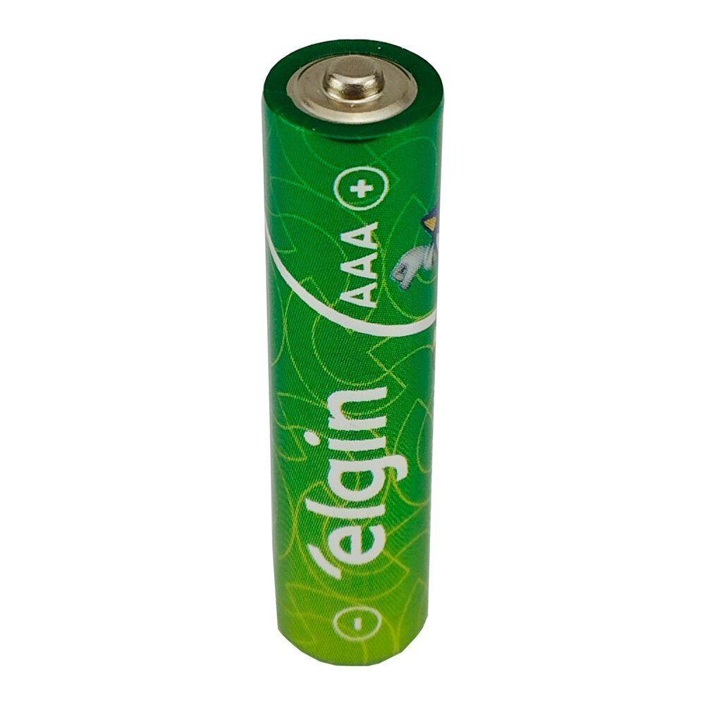 Pilha Alcalina Aaa Elgin Energy Lr03 1,5v Palito 10 Unidades - 1