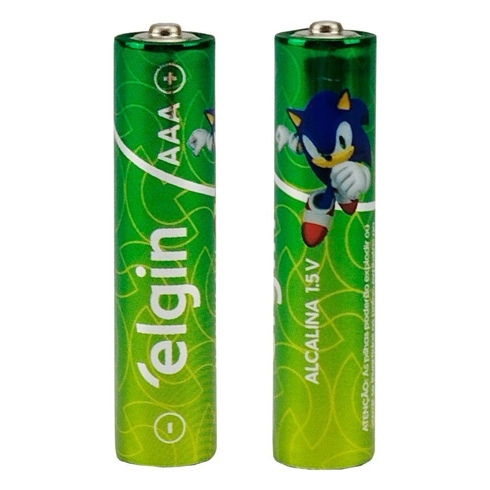Pilha Alcalina Aaa Elgin Energy Lr03 1,5v Palito 10 Unidades - 4