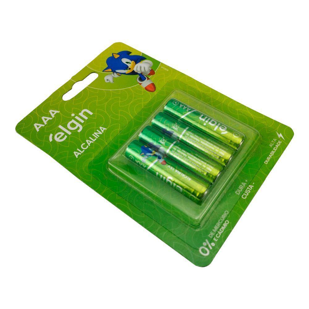 Pilha Alcalina Aaa Elgin Energy Lr03 1,5v Palito 10 Unidades - 5
