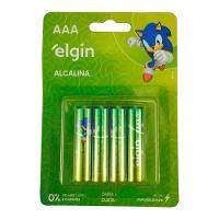 Pilha Alcalina Aaa Elgin Energy Lr03 1,5v Palito 10 Unidades - 3