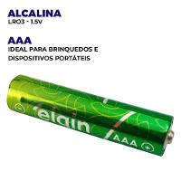 Pilha Alcalina Aaa Elgin Energy Lr03 1,5v Palito 10 Unidades - 6