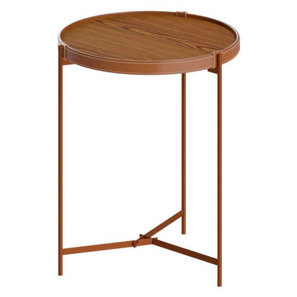 Mesa Lateral Aqua Pequena Freijó Cobre - Imcal - 1