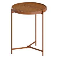 Mesa Lateral Aqua Pequena Freijó Cobre - Imcal - 1