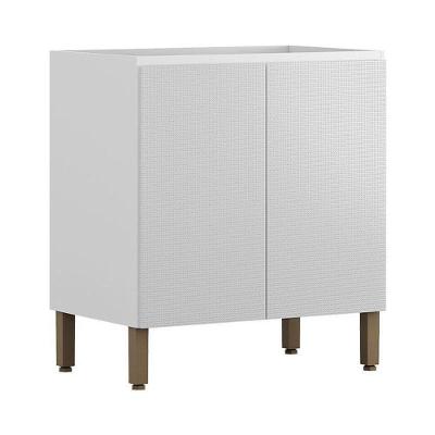 Balcão 2 Portas 80 Cm Art 6005 Branco ártico – Kits Paraná