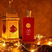 Kit Perfume Ajwaa Vermelho Nusuk Edp Unissex 100ml + Shower Gel 100ml + Body Lotion 100ml - 3