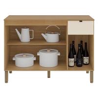 Balcão De Cozinha Vert Plus 3 Portas 1 Gaveta 120 Cm Freijó Soft - Kits Paraná - 2