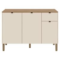 Balcão De Cozinha Vert Plus 3 Portas 1 Gaveta 120 Cm Freijó Soft - Kits Paraná - 3