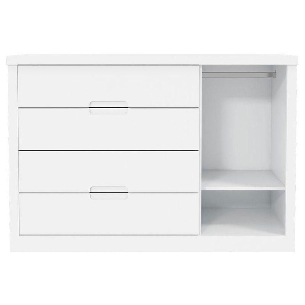 Berço Americano E Cômoda Tutto New Branco Com Colchão Gazin – Matic - 5