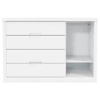 Berço Americano E Cômoda Tutto New Branco Com Colchão Gazin – Matic - 5