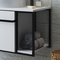 Gabinete Para Banheiro Suspenso Industrial Sem Cuba Branco - 7