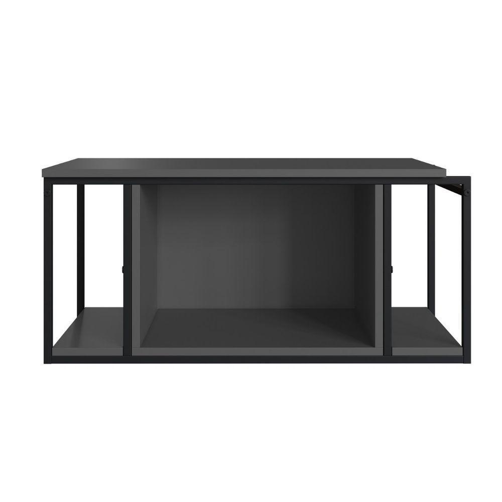 Gabinete Para Banheiro Suspenso Industrial Sem Cuba Grafite - 5