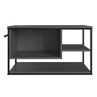 Gabinete Para Banheiro Industrial Suspenso Com Porta Basculante Grafite - 6