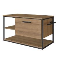 Gabinete Para Banheiro Industrial Suspenso Com Porta Basculante Mel