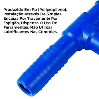 Tee 1/2" Conexão De Mangueira Triplo - 5