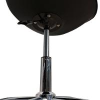 Cadeira Secretária Com Base Giratória Estofada ícaro Preto - 7