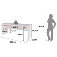 Mesa Para Escritório Me4109 Branco - Tecnomobili - 2