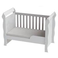 Quarto De Bebê 4 Portas Com Gaveteiro Ternura Baby E Berço Mirelle Branco Brilho - Incorplac - 6