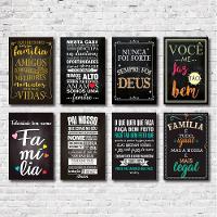 Kit Placas Decorativas Frases Motivacionais Mdf- 8 Placas - 4