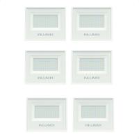 Kit 6 Refletor Holofote De Led 50w Branco Frio 6500k Branco 110/220v - 1