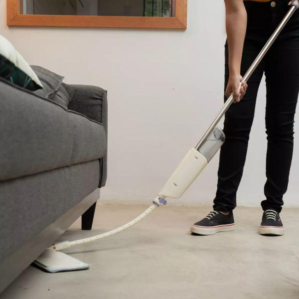 Mop Simplo Spray Flexivel Com Gatilho E Esfregão De Microfibras - 8