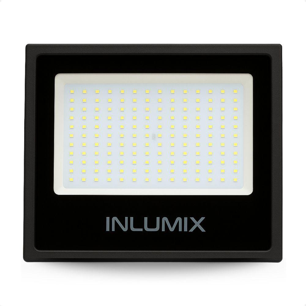 Kit 6 Refletor Holofote De Led 50w Branco Frio 6500k Preto 110/220v - 3