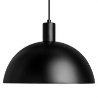 Lustre Pendente Blumenau Bia Meia Lua E27 Bivolt Preto - 1
