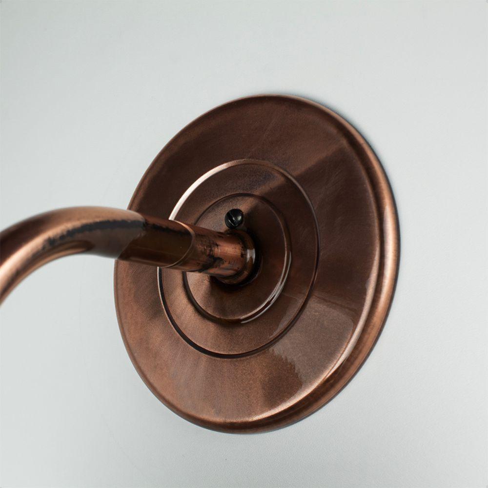 Arandela Colonial Nina Quadrada Vidro Pontilhado E27 Bivolt Cobre - 5