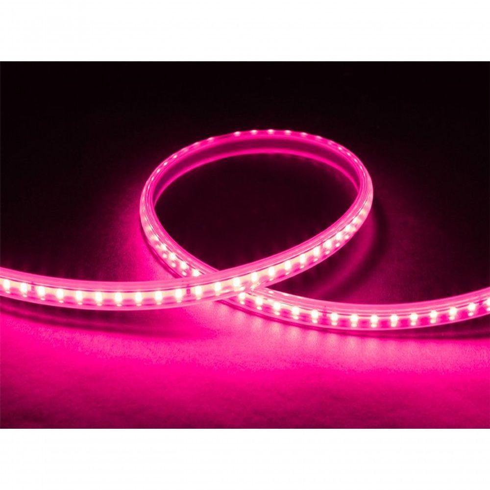 Fita Led Taschibra 5w/m 120 Leds Techcord Ip65 220v Rosa | Valor Do Metro - 1