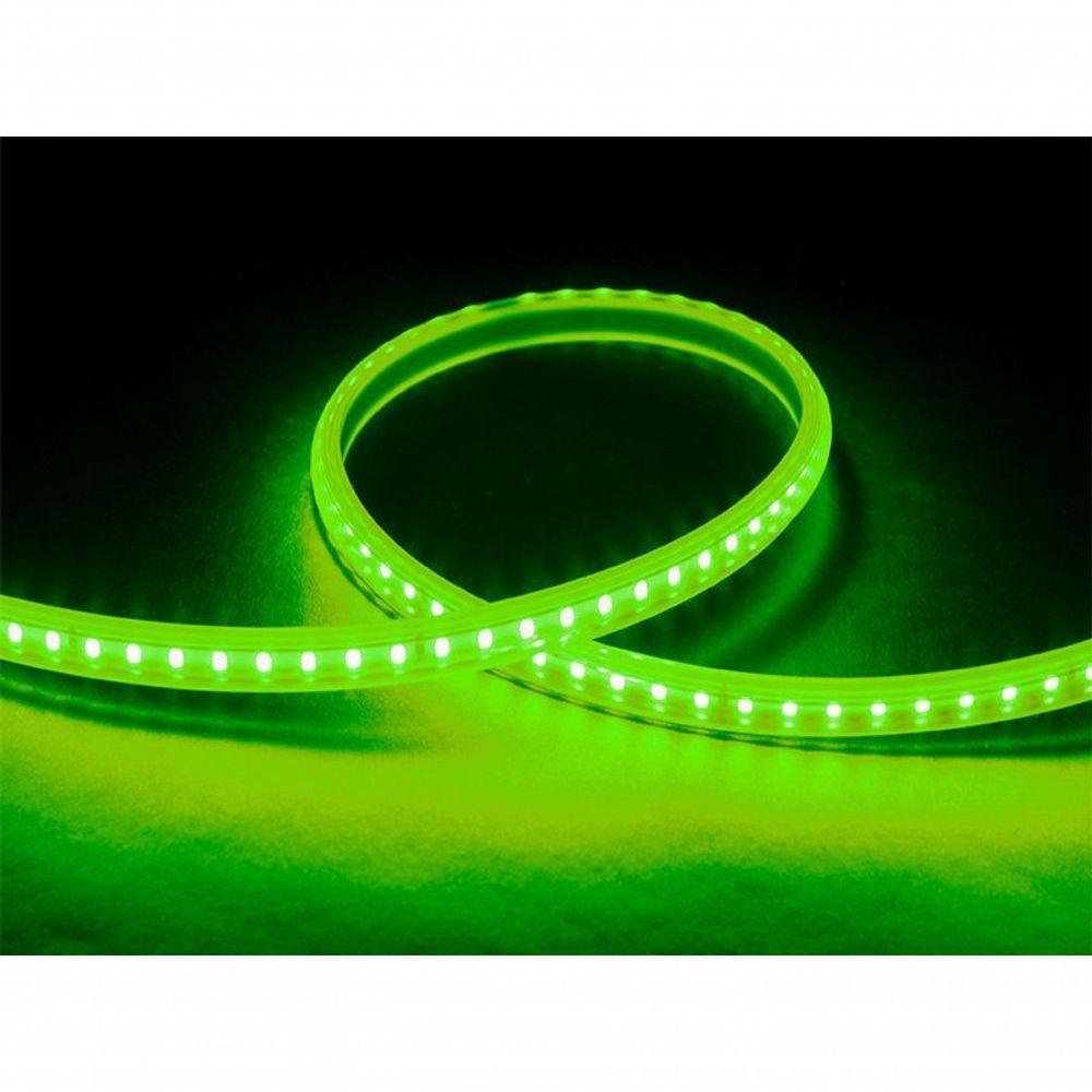 Fita Led Taschibra 5w/m 120 Leds Techcord Ip65 220v Verde | Valor Do Metro - 1