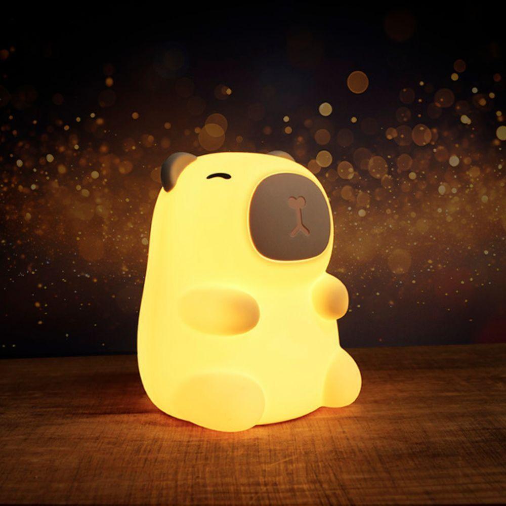 Luminária Abajur Taschibra Touch Soft Led Capybara Rgb Recarregável - 2