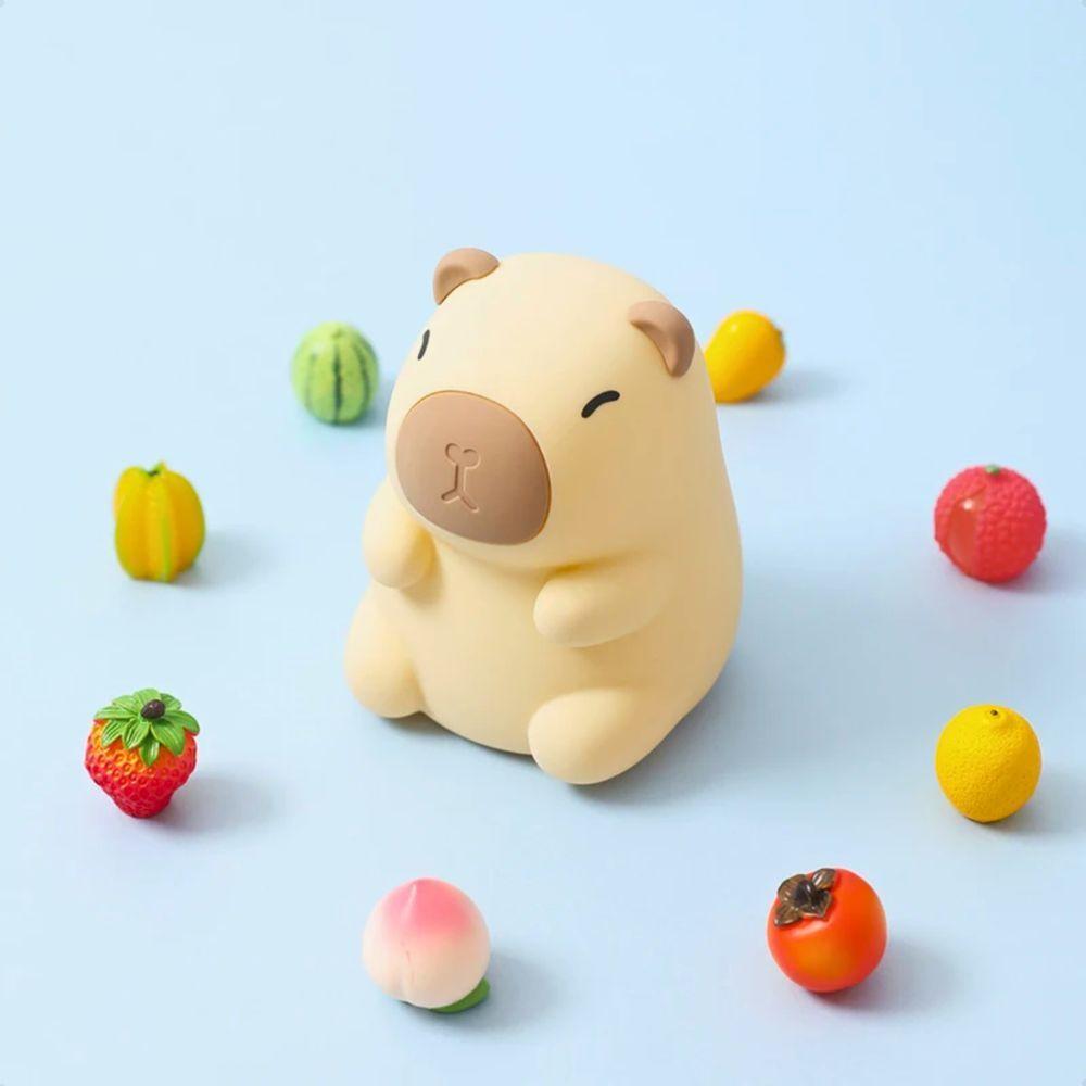 Luminária Abajur Taschibra Touch Soft Led Capybara Rgb Recarregável - 6