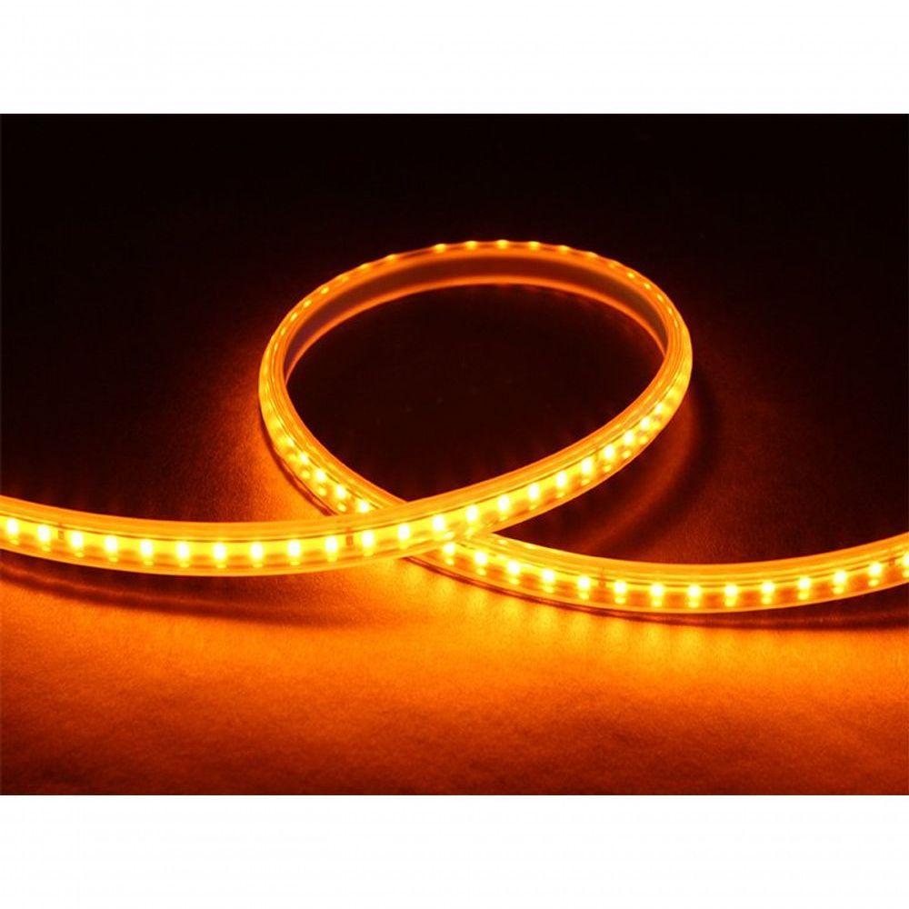 Fita Led Taschibra 5w/m 120 Leds Techcord Ip65 220v Amarela | Valor Do Metro - 1