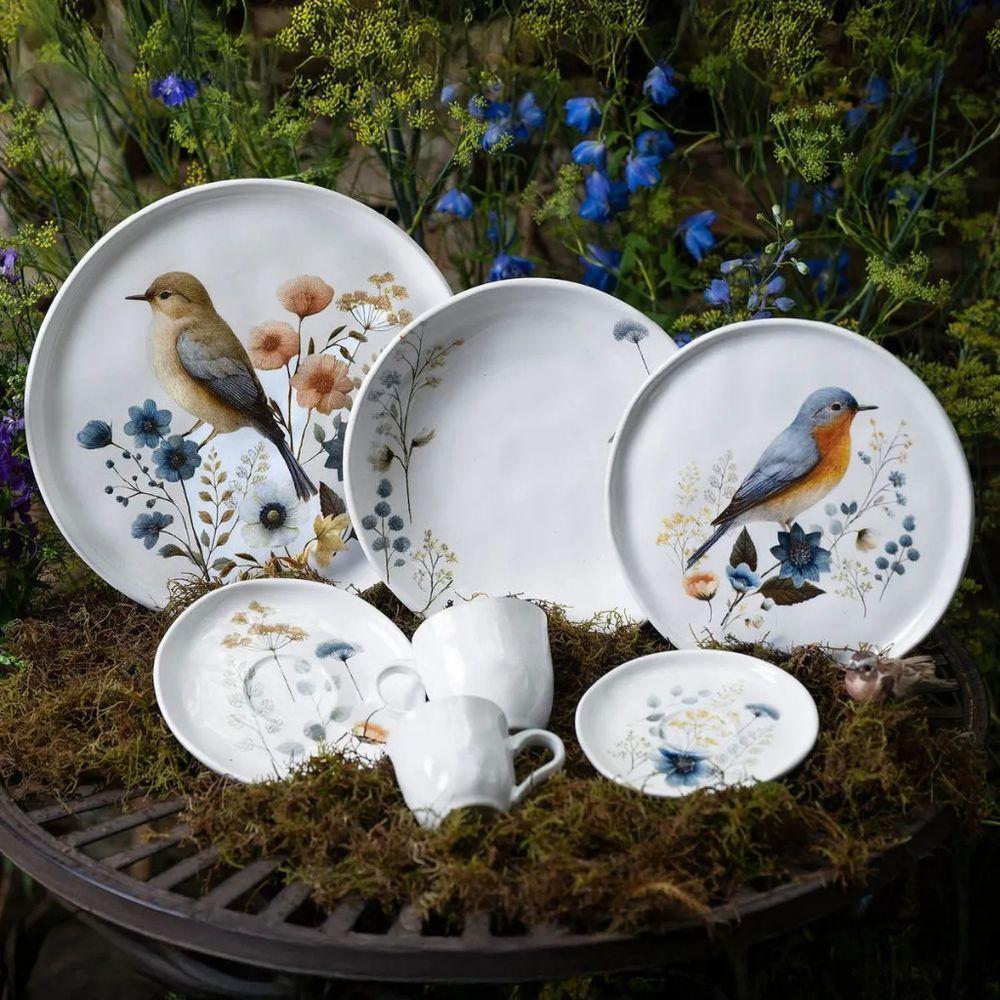 Xícara Para Chá Com Pires Em Cerâmica Bio Bella 170ml Porto Brasil - 8