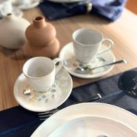 Xícara Para Chá Com Pires Em Cerâmica Bio Bella 170ml Porto Brasil - 3