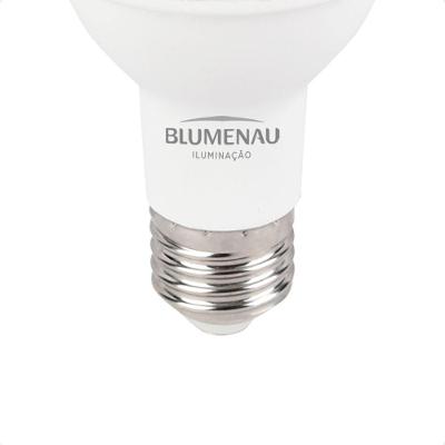 Kit 10 Lâmpada Led Par 20 8w E27 Bivolt Blumenau 6500k Frio