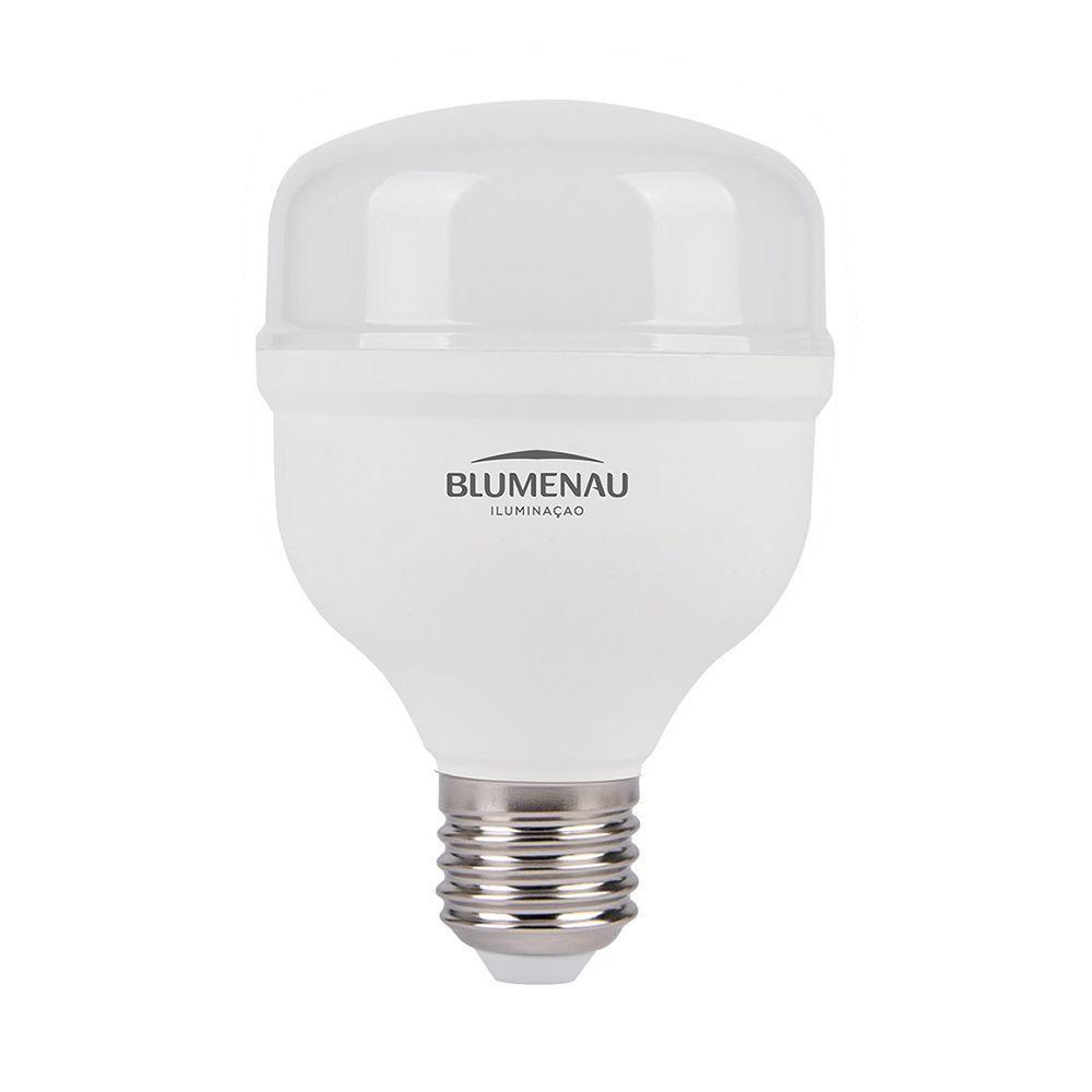 Kit 10 Lâmpada High Led 20w Bivolt E27 3000k Luz Quente Blumenau - 1