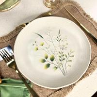 Prato Raso Em Cerâmica Orgânico Ammi 26,5cm Porto Brasil - 2