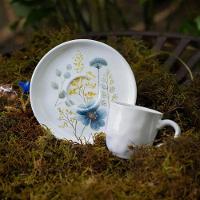 Xícara Para Café Com Pires Em Cerâmica Bio Bella 120ml Porto Brasil - 6